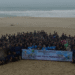 Ratusan Siswa dan Guru Gelar Aksi Pungut Sampah di Pantai Pangumbahan