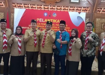 Heri Hermawan dan Muhamad Syahlevi Jabat Ketua dan Sekretaris Kwarcab Pramuka Kota Bandung