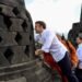 Alasan Konservasi Borobudur Melarang Kunto Bimo, Aksi Menyentuh Arca di Stupa Candi Seperti yang Dilakukan Presiden Macron