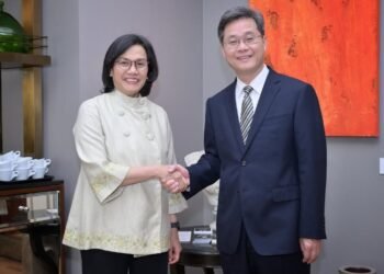 Poin Diskusi Sri Mulyani dengan Menkeu China, Bahas Proses Nego Tarif Trump hingga Inisiatif ASEAN Plus 3