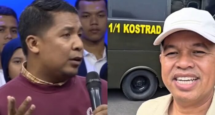 Koordinator Nasional P2G, Satriwan Salim (kiri) dan Gubernur Jabar, Dedi Mulyadi (kanan). (YouTube.com / Dua Sisi TVOne - Instagram.com/@dedimulyadi71)