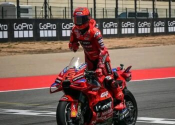 Hasil FP1 MotoGP Italia 2025 – Gertakan Marc Marquez kepada Francesco Bagnaia Sia-sia, Marco Bezzecchi Rebut Posisi Tercepat dengan Gap 0,000 Detik
