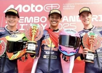 Membanggakan! Veda Ega Pratama Back to Back Juara di Red Bull Rookies Cup 2025 Italia