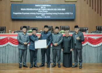 DPRD Kota Bandung Gelar Rapat Paripurna dan Sampaikan Beberapa Catatan Perubahan APBD 2025 Ditetapkan