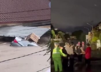 Mataram Banjir, Air Rendam Setinggi Hampir Atap Rumah Usai Hujan Deras Seharian