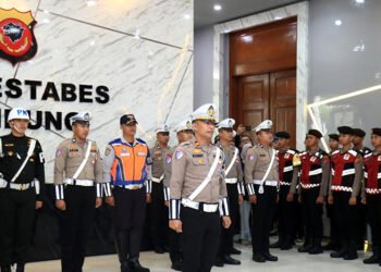 Polrestabes Bandung Gelar Apel Ops Patuh Lodaya 2025